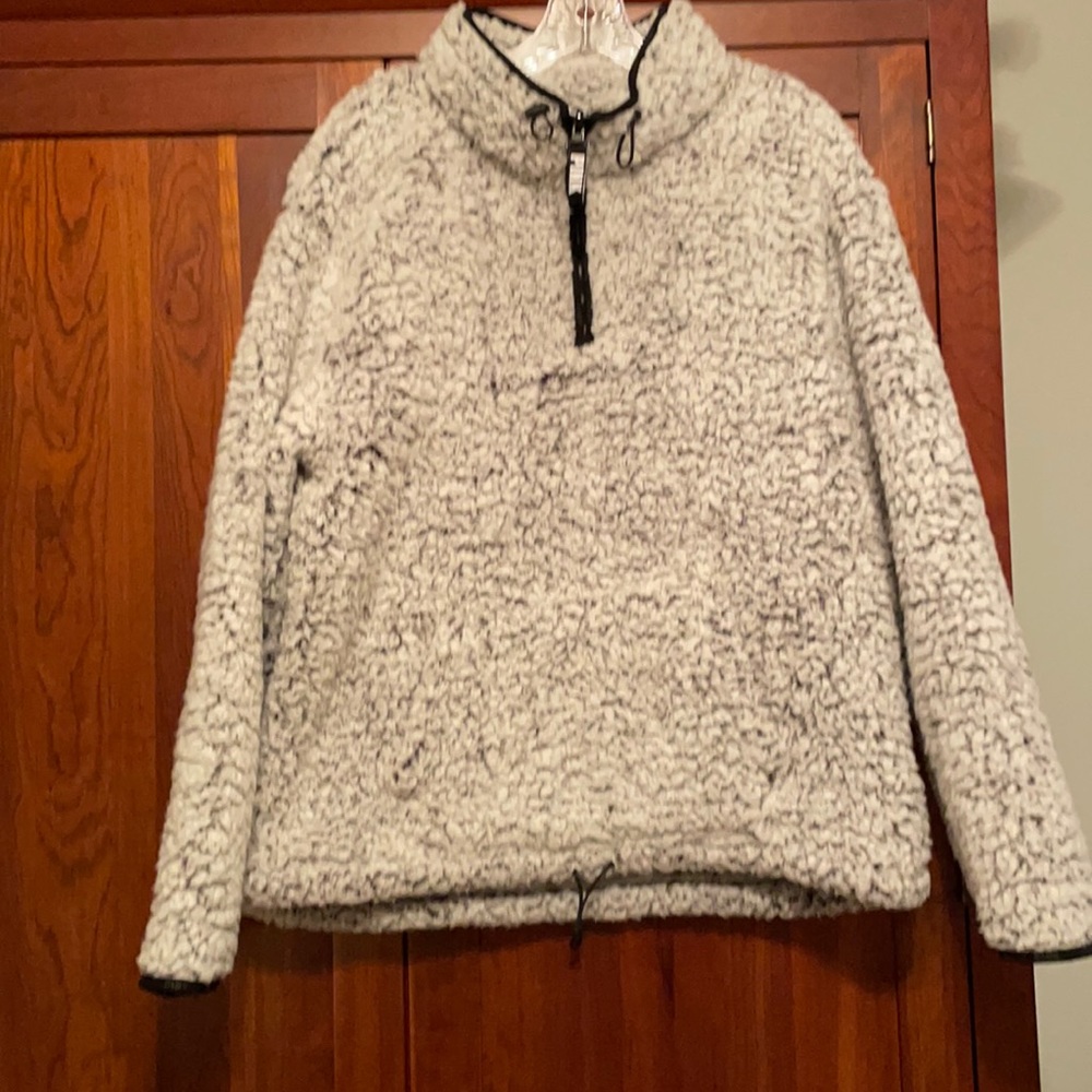 PINK Sherpa pullover